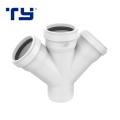 High quality GB PVC pipe fitting water drainage gasket SKEW CROSS Cheap Price Full Size